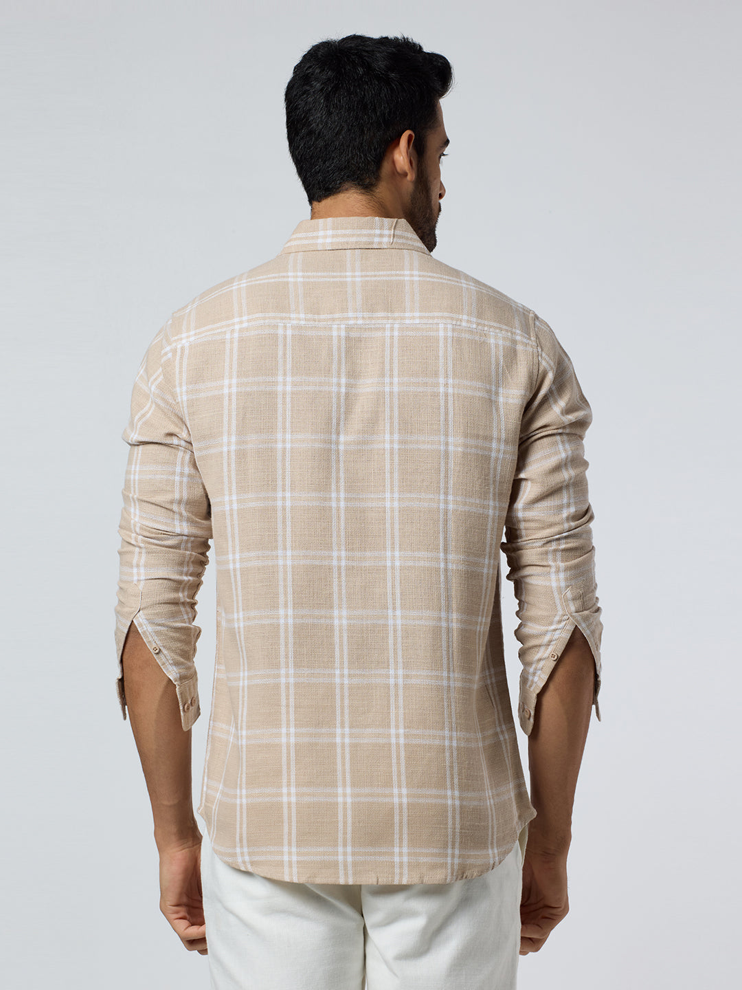 Amber Checkered Shirt Brown