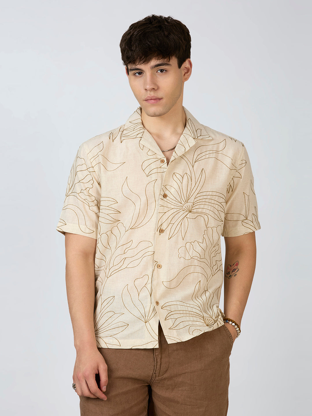 Blossom Embroidered Shirt