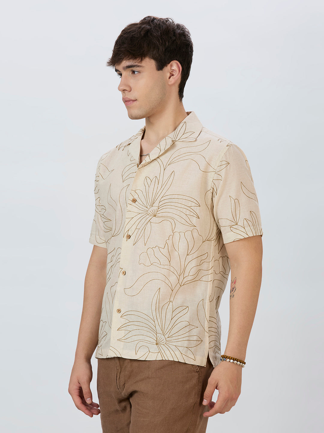 Blossom Embroidered Shirt