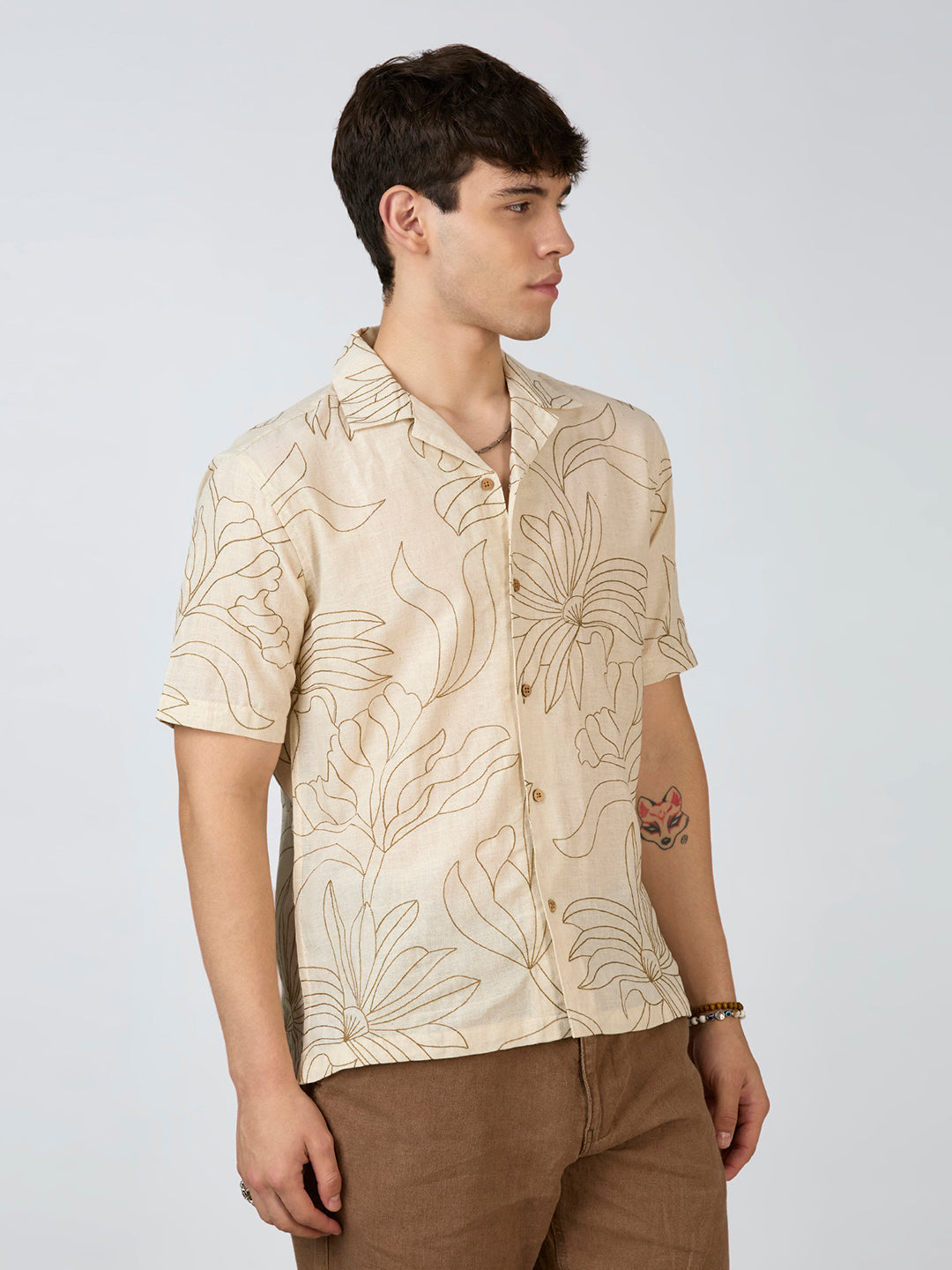 Blossom Embroidered Shirt