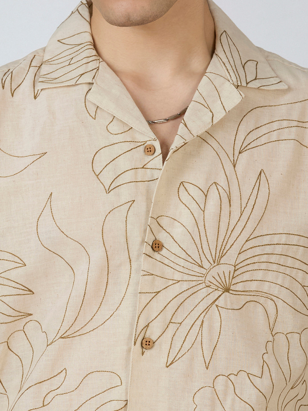 Blossom Embroidered Shirt