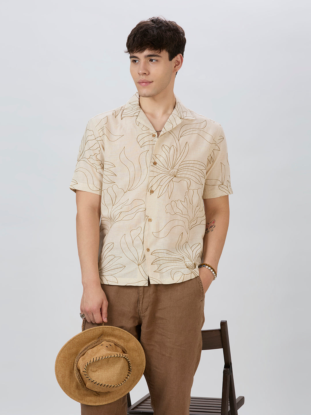 Blossom Embroidered Shirt