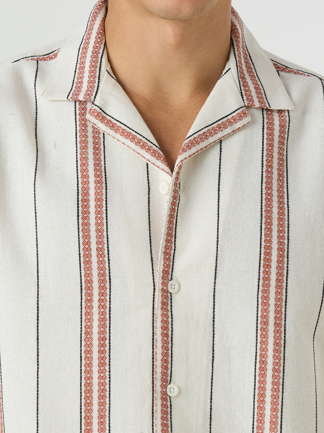 Starlane Striped Shirt Red