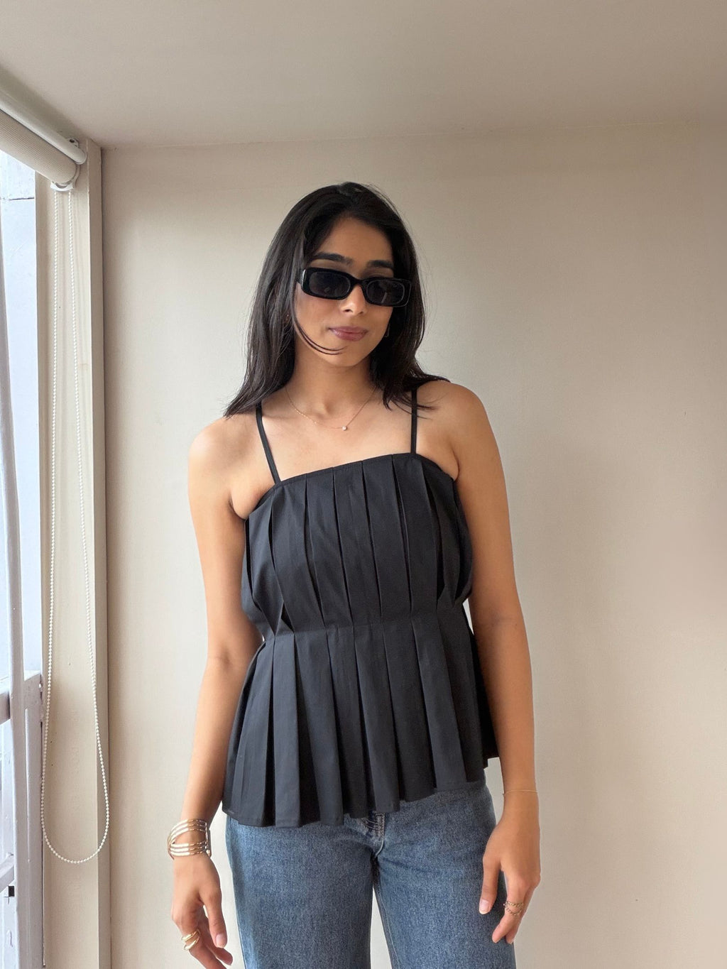 Pleat top