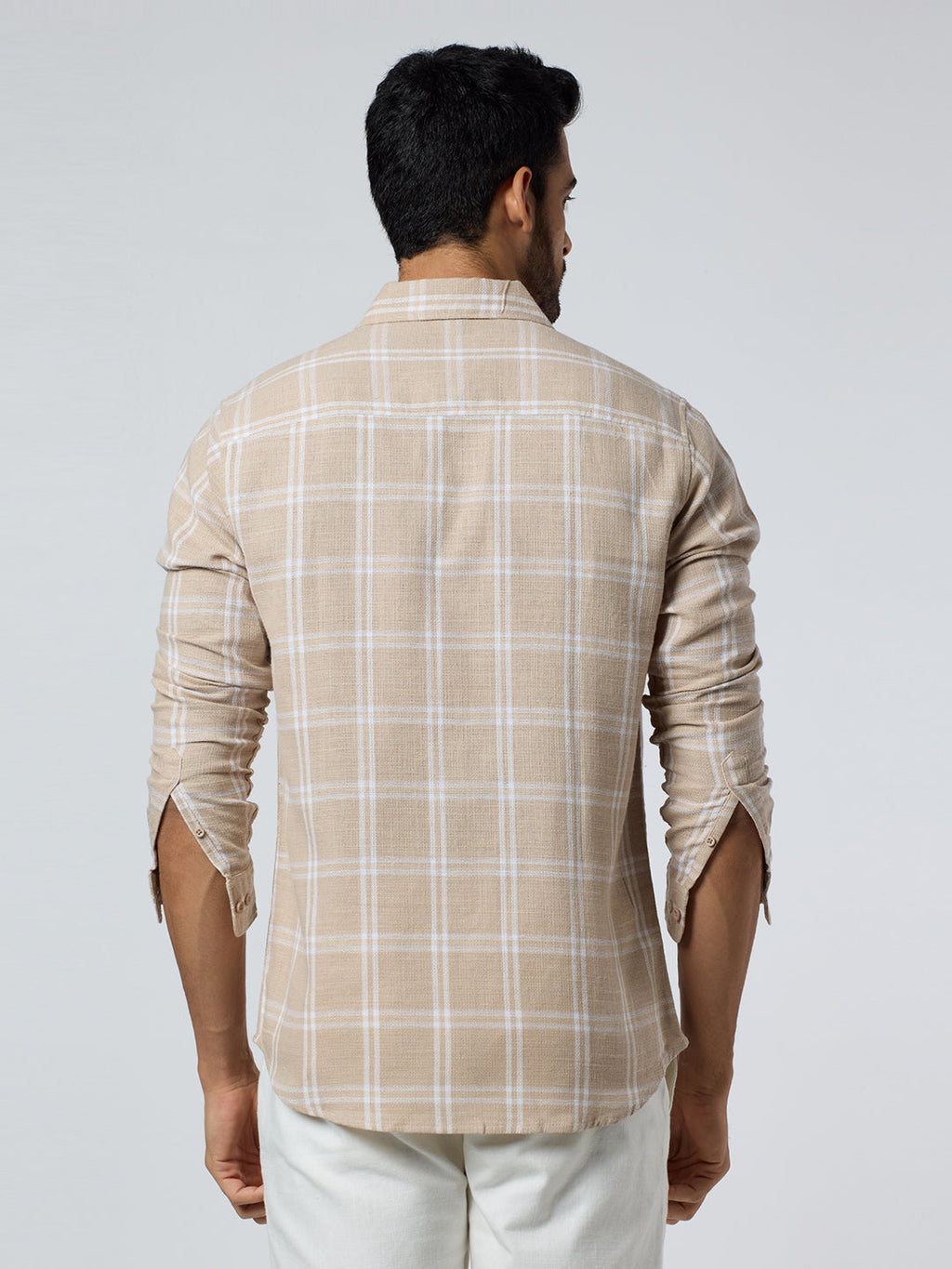 Amber Checkered Shirt Brown