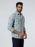 Amber Checkered Shirt Green