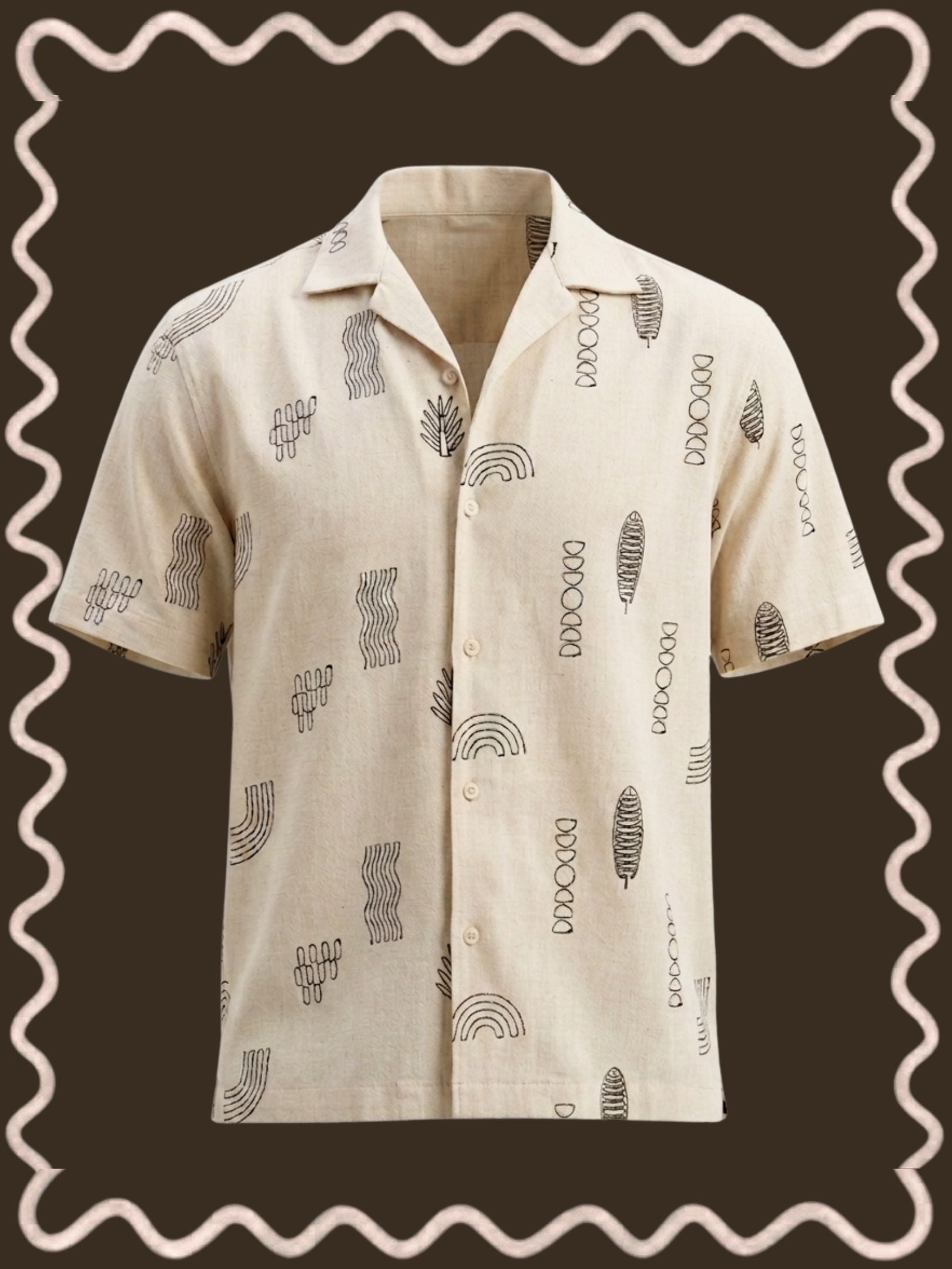 Clay Embroidered Shirt