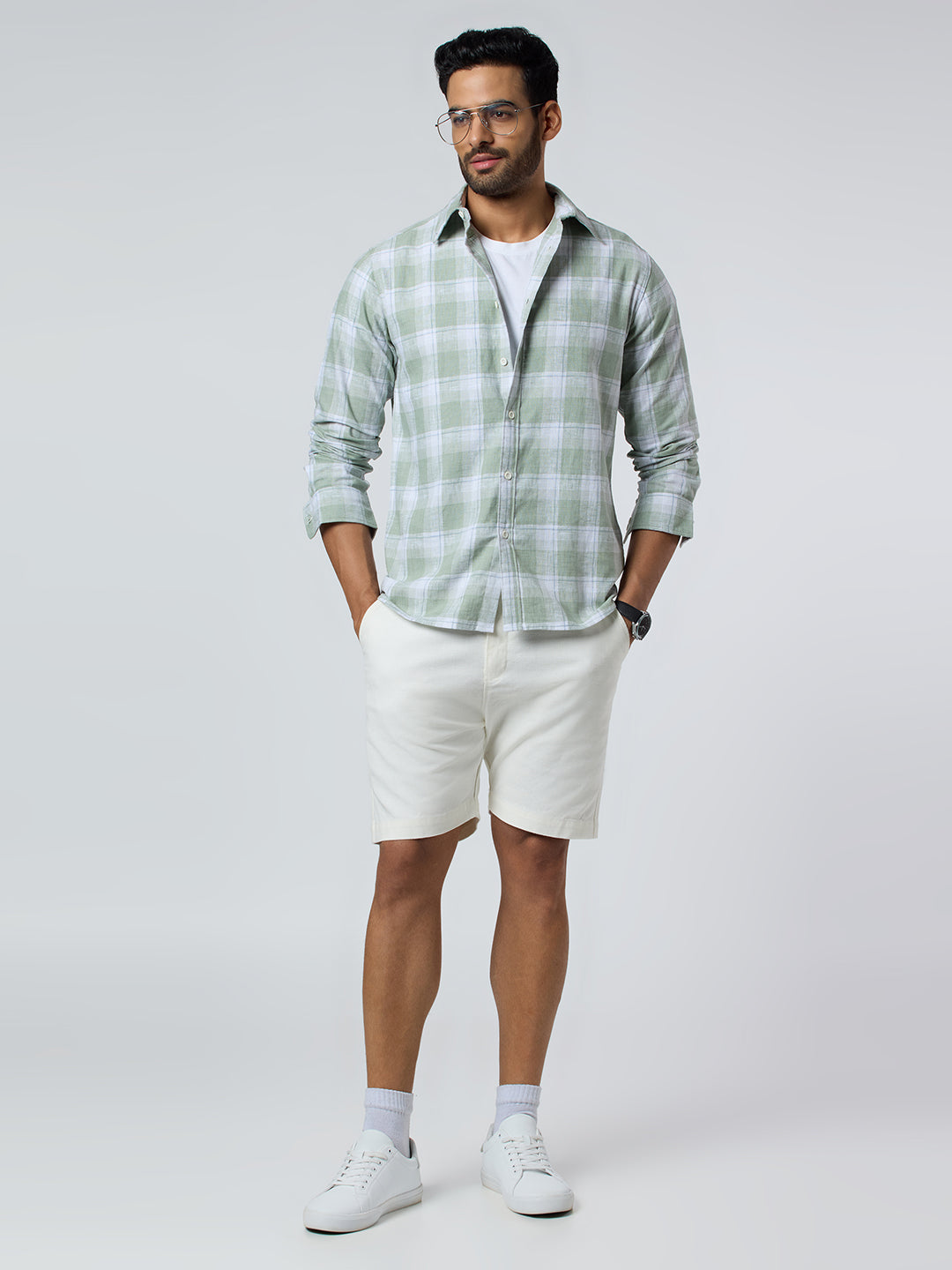 Cruise Checkered Shirt Green