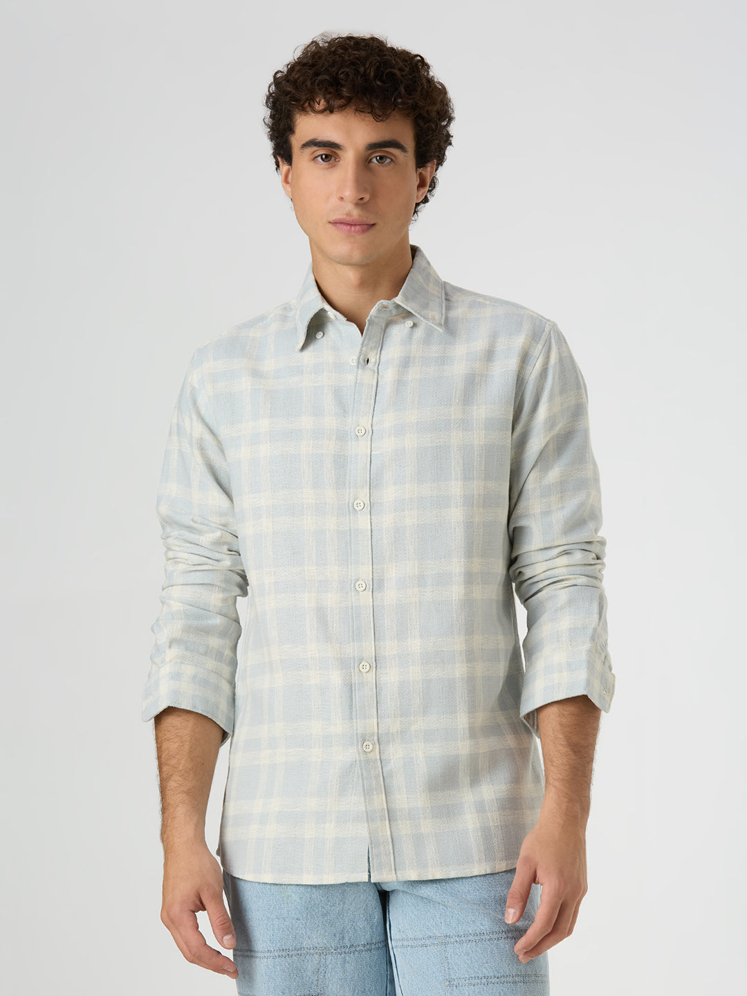 Harbor Checkered Shirt Blue