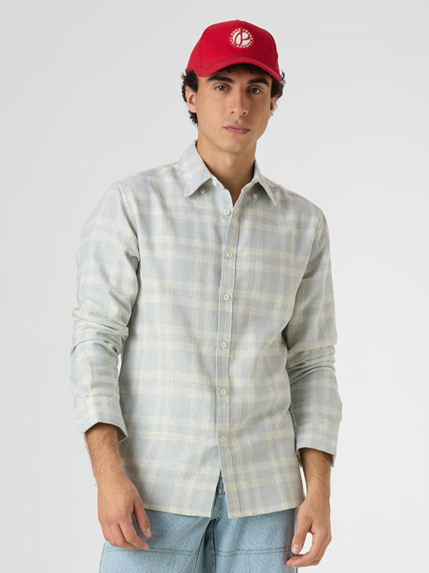Harbor Checkered Shirt Blue