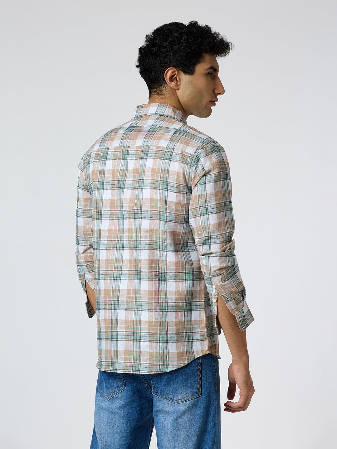 Java Checkered Shirt Green