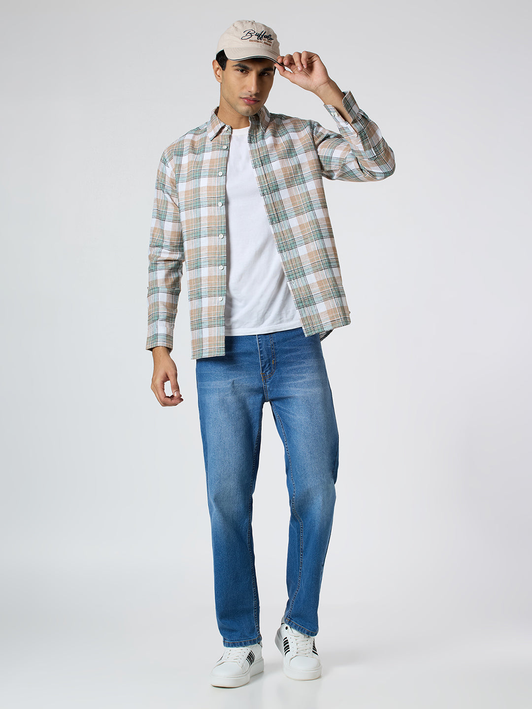 Java Checkered Shirt Green