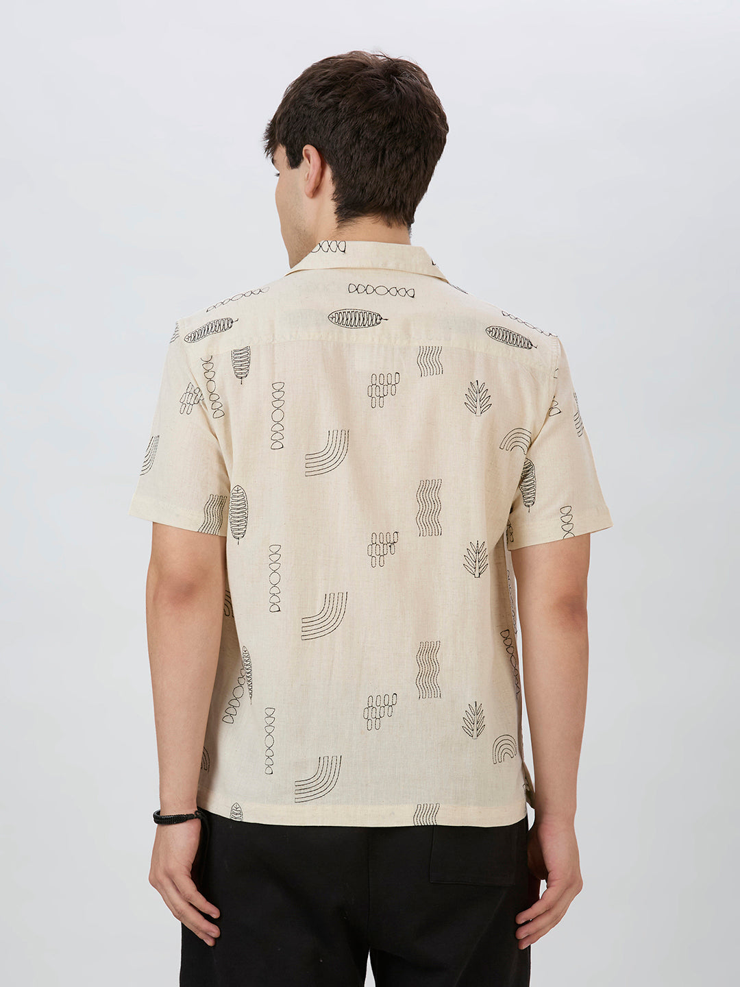 Clay Embroidered Shirt