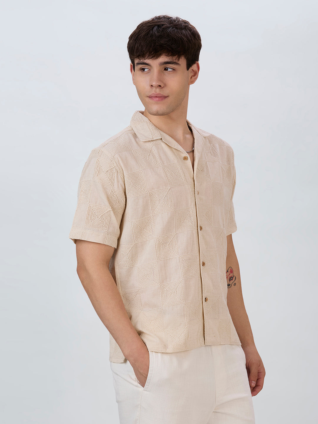 Cubo Embroidered Shirt