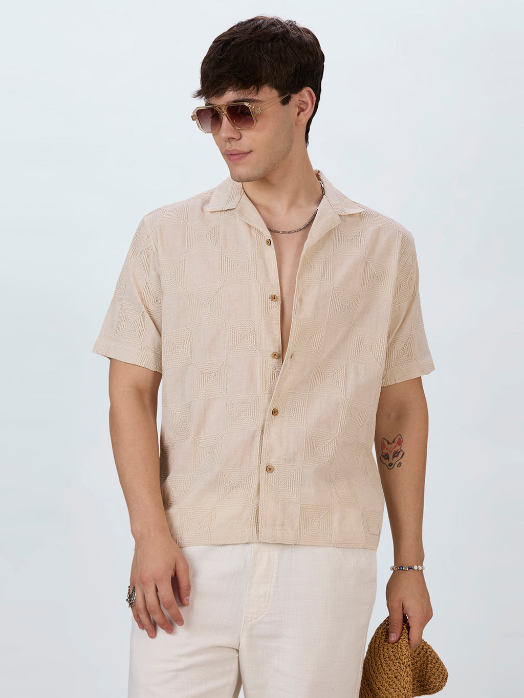 Cubo Embroidered Shirt
