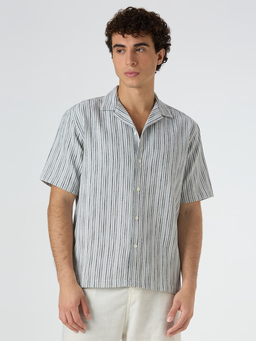 Shore Striped Shirt Green