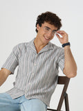 Shore Striped Shirt Pink