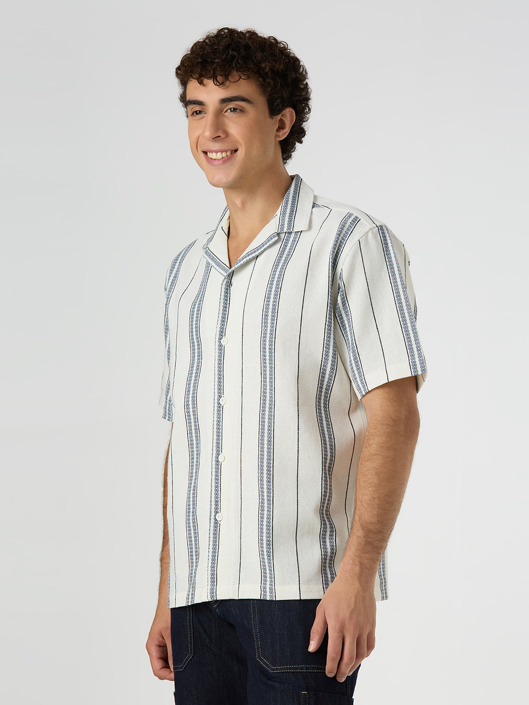 Starlane Striped Shirt Blue