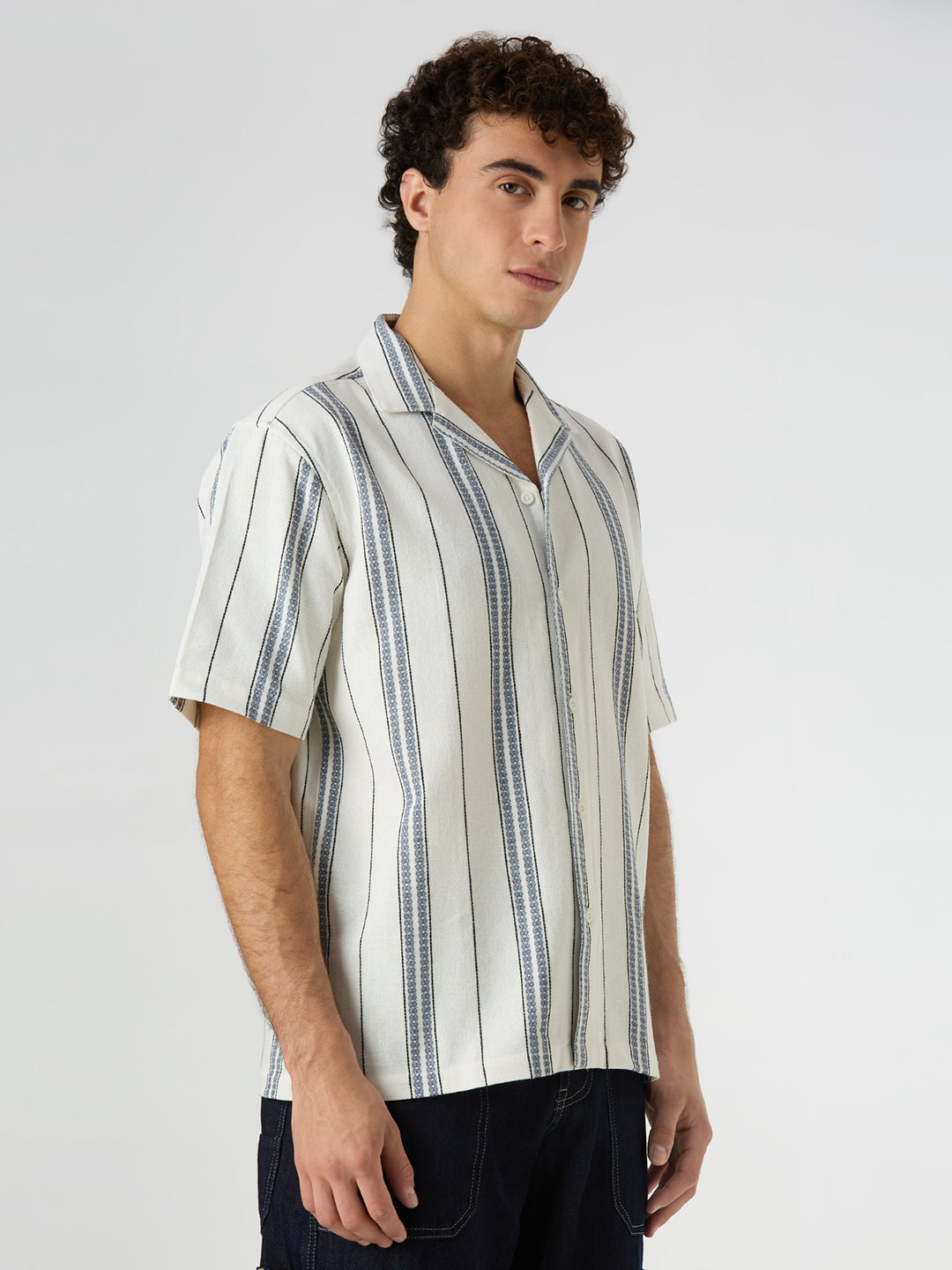 Starlane Striped Shirt Blue