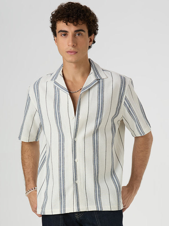 Starlane Striped Shirt Blue