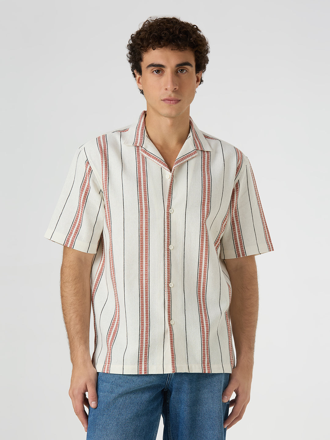Starlane Striped Shirt Red