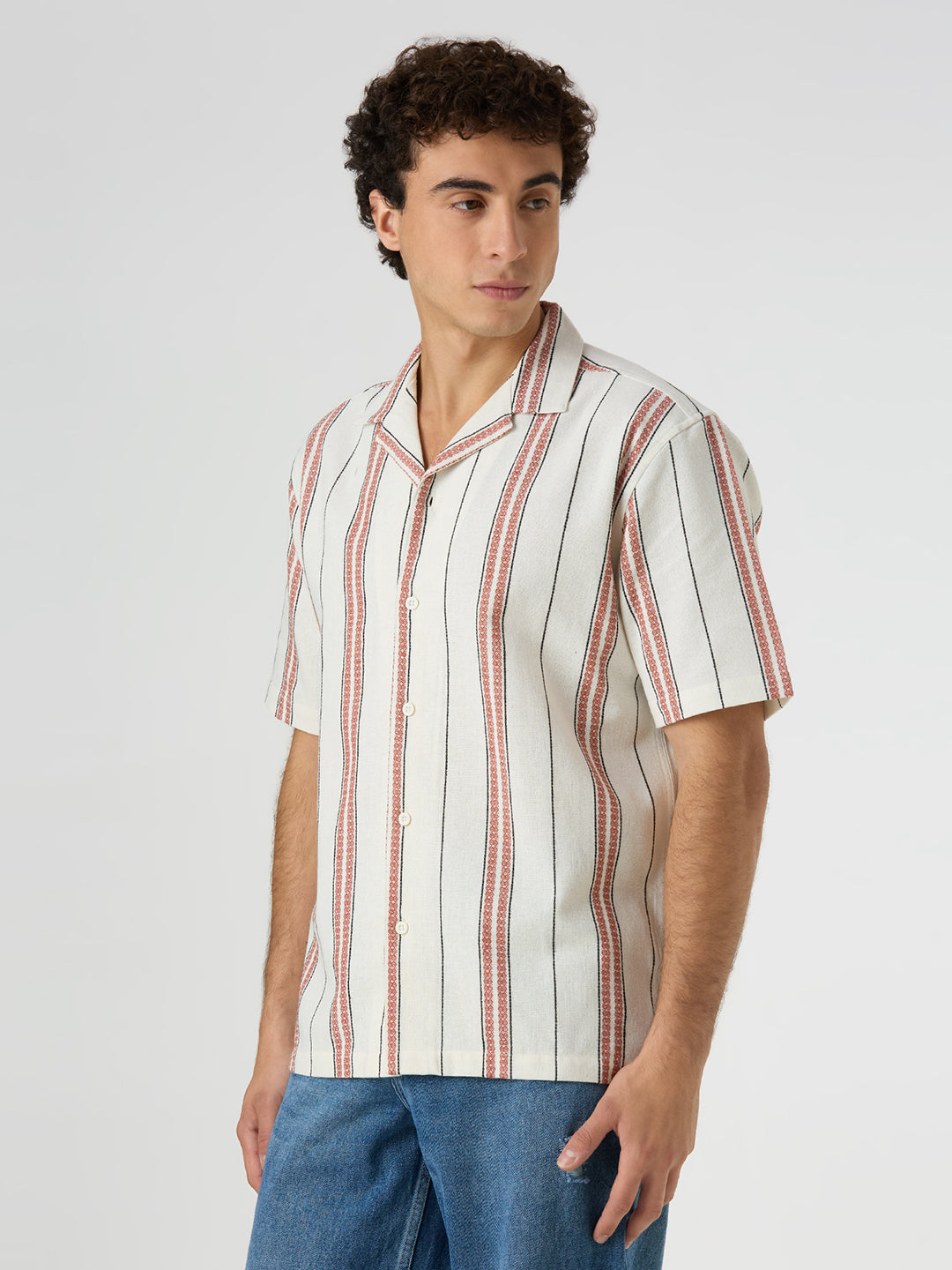 Starlane Striped Shirt Red
