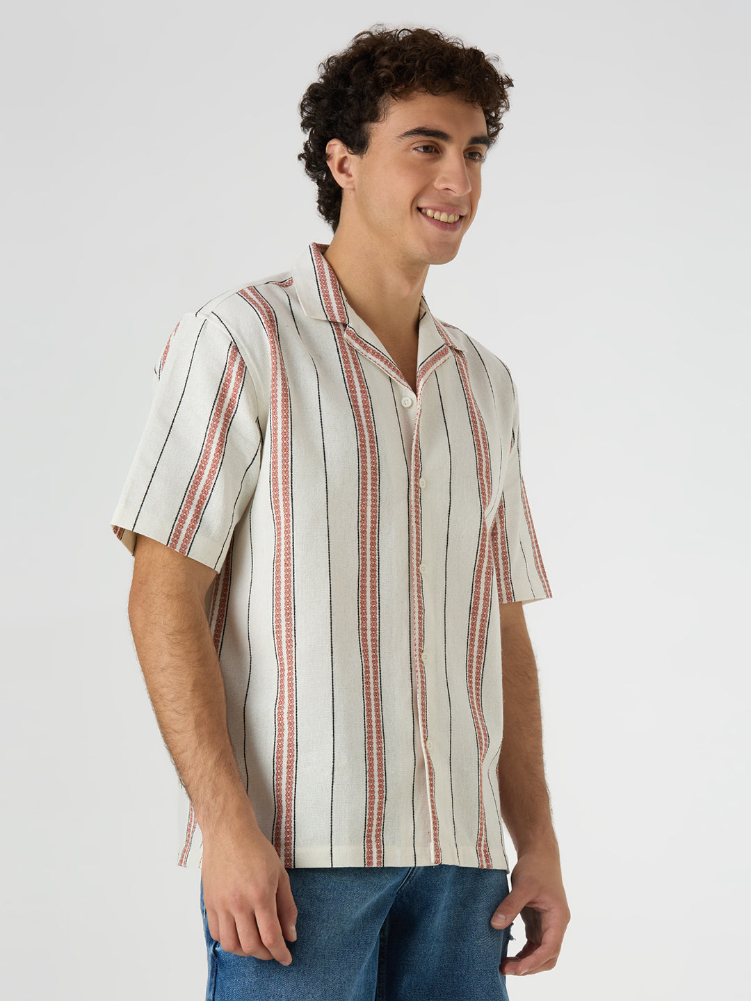 Starlane Striped Shirt Red